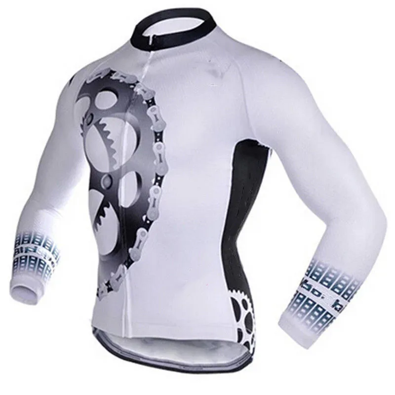 Men's Long Sleeve Bike Shirts  Quick Drying Mountain Bike Tops 2022 Newest Design Cycling Jerseys Racing MTB Off Road Clothing 3