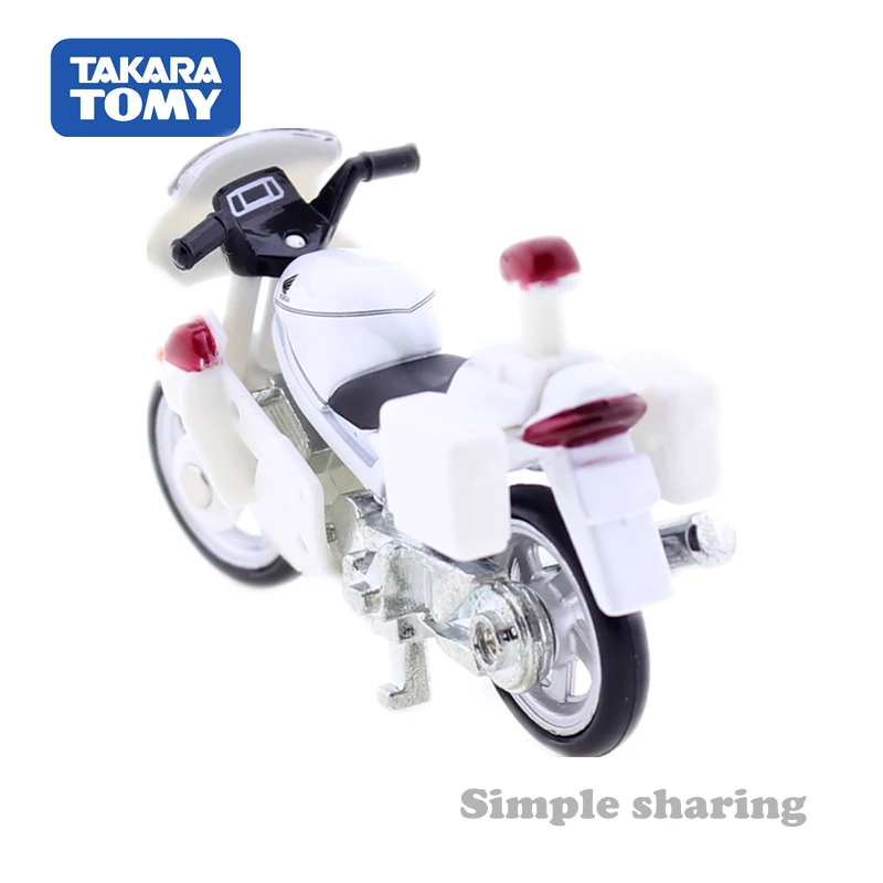 Tomica DIECAST modelo motocicleta 1:32 nº 4 Honda VFR policía Takara Tomy 