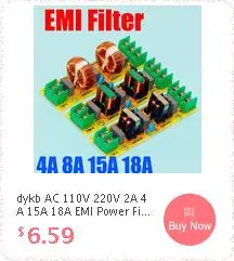 DYKB 110V 220V AC блок питания фильтрующая плата 25A EMI фильтр шумоподавитель для аудио печатная плата усилителя мощности медная фольга удваивается