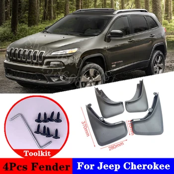 

For Jeeps Cherokee 2016-2020 Jazz Special Mudflaps Splash Guards Special modification parts Mudguard Fen der car accessories