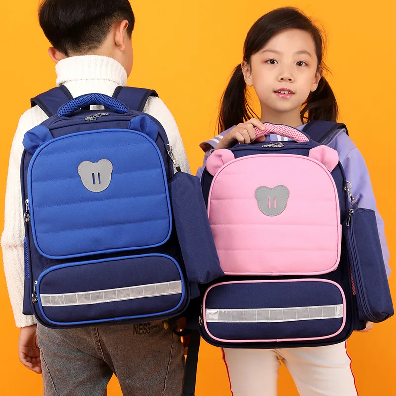 

Jiang Hao Korean-style Young STUDENT'S Burden Relieving Breathable School Bag Cartoon Cute 1-3 Grade Children Multi-Compartment