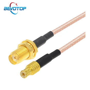 

10PCS/LOT SMA Female Bulkhead to MCX Male Straight RF Cable Assembly MCX SMA RG316 Pigtail WIFI Extension Cable Coaxial Jumper
