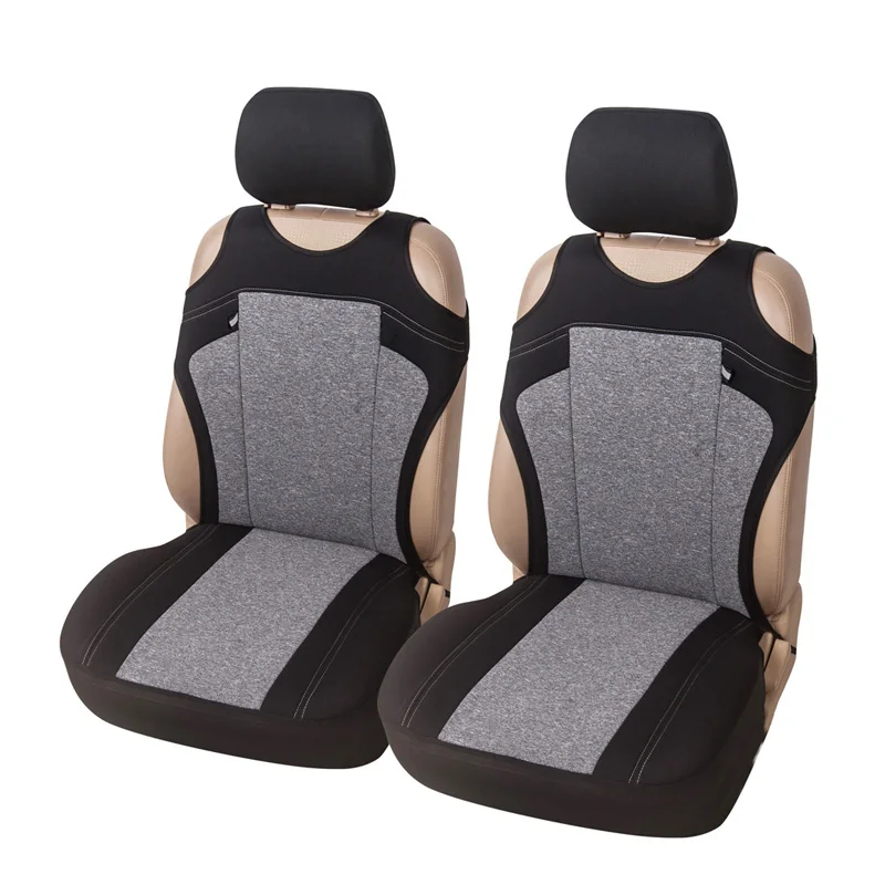 gray car seat cover