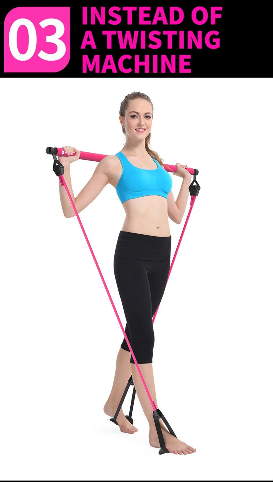 Pilates Exercise Stick (10)
