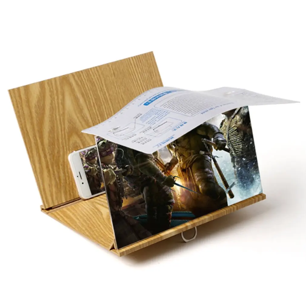 Portable Folding Fashion Enlarged Screen Mobile Phone Amplifier Magnifier Bracket Stand Expander Holder Display Stand