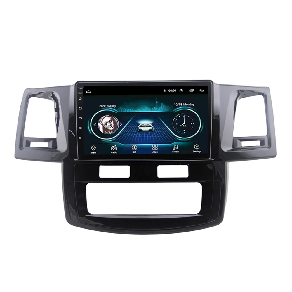 Автомагнитола для toyota Fortuner HILUX 2007- gps-навигация, dvd-плеер 2.5D экран Поддержка рулевого колеса управления/FM/tv/gps/OBD - Цвет: 1G 16G WIFI