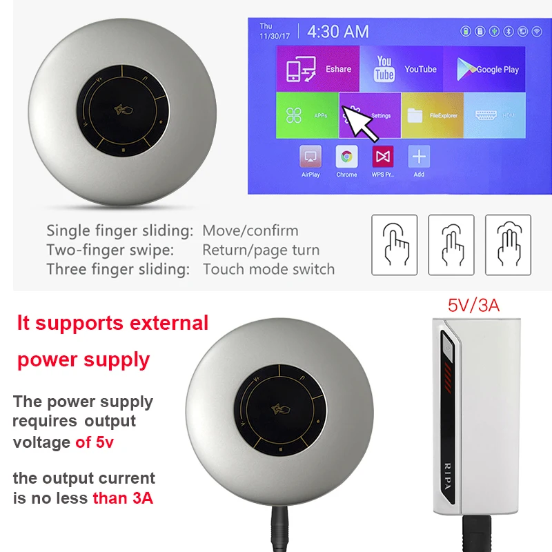 Мини DLP проектор 4K Android Карманный Портативный Micro WIFI Bluetooth Full HD для домашнего
