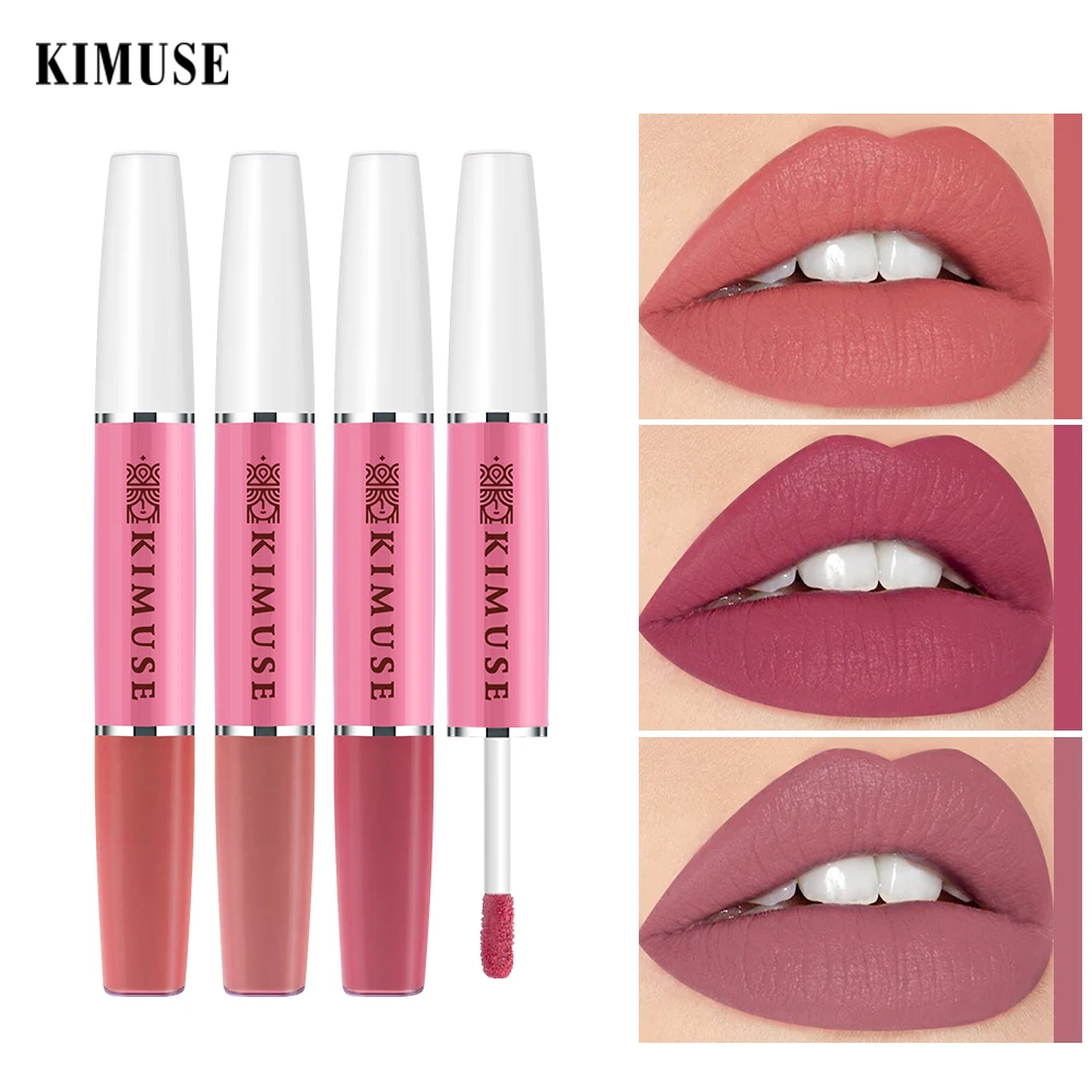 KIMUSE 12 цветов губная помада для макияжа блеск губ длительное увлажнение