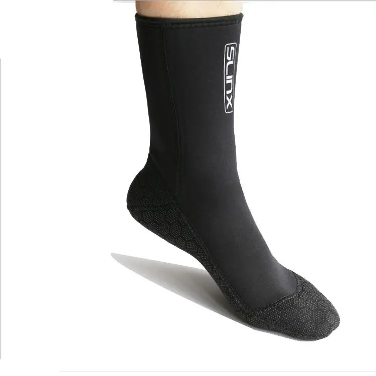Водные виды спорта Дайвинг носки Холодостойкие 3 мм супер-эластичные противоскользящие для дайвинга, с перепонками анти-износа носки