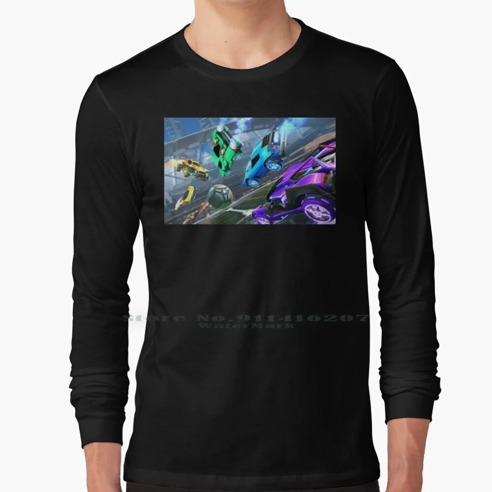 Rocket Soccer T Shirt 100% Puro Cotone Rocket League Voiture Foot Rocket League Boost Vidéo Game Rocket League Car