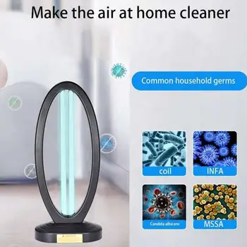 

38W 220V 110V LED Germicidal Lamp Ultraviolet Durable RC Timing Light UVC Quartz lamp Bulb Disinfection Lamp UV Sterilizer lamp