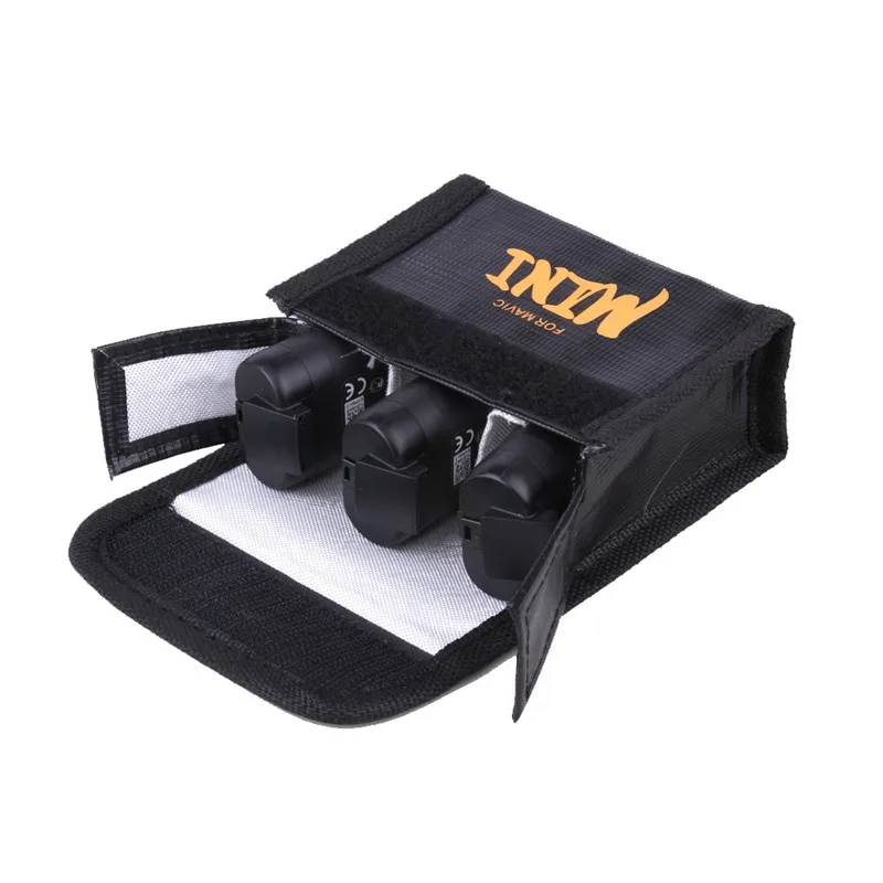 Crazy Sale LIB For DJI Mavic Mini Drone Battery Bag Explosion-proof Battery Protective Case Safe Storage Bag for DJI Mavic Mini Accessories 