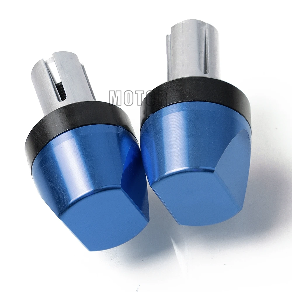 Для Suzuki GSF250/GSF600/S/GSF650/N/GSF1200/GSF1250 бандит мотоцикл 7/" 22 мм Ручка Бар Ручка балансировки концы руль заглушки - Цвет: Blue