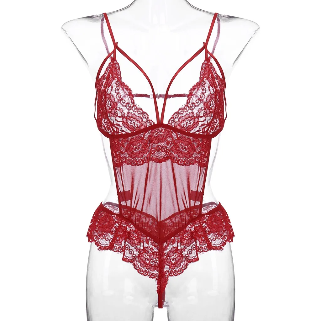 Кружевные комбинезоны 2 цвета сетчатый тонкий кружевной комбинезон с V образным