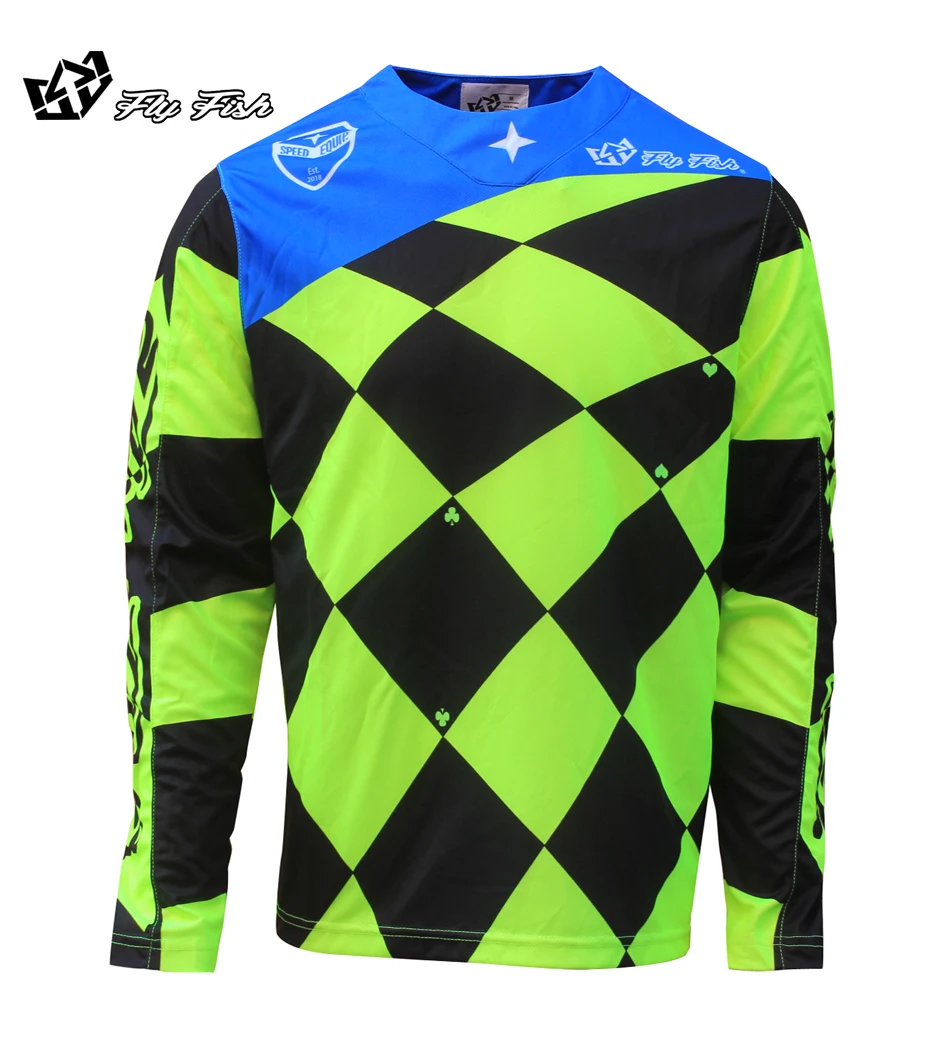 2018 одежда для горного велосипеда Джерси мотокросса с летучей рыбкой DH MX|Рубашки и