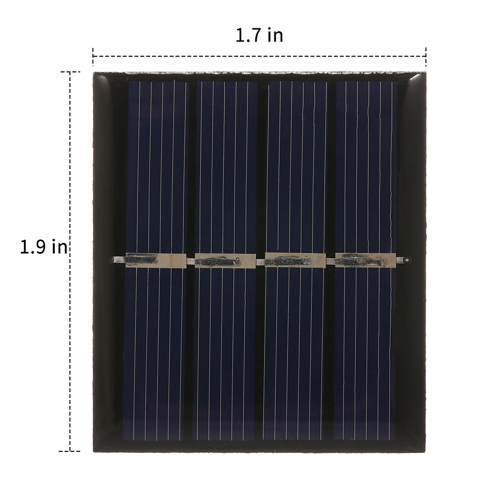 0,36 Вт/2 в DIY Мини модуль солнечной панели с линиями солнечных батарей ПЭТ поликристаллический кремний для солнечных огней игрушки с дисплеями