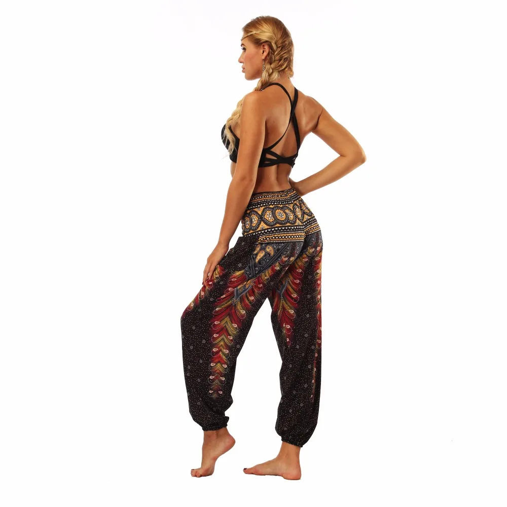 TL004- Brown wide leg loose yogqa pants leggings (7)