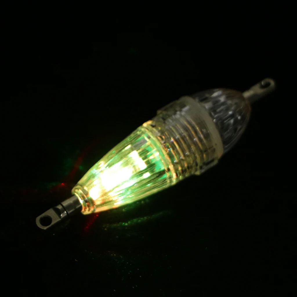 LED Fishing Light Night Fishing Lure Strobe Squid Lure Light Underwater Fish Attracting Light