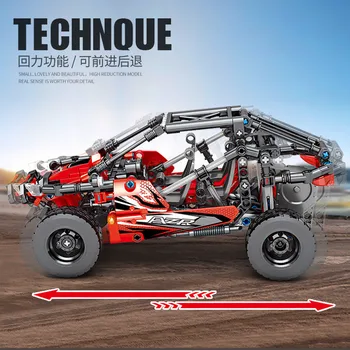 

402Pcs Speed Beach Buggy Off-Road Car Model 42101 Technic Ideas Blocks Sand Vehicle Trucks 8048 Kids Educational Toys