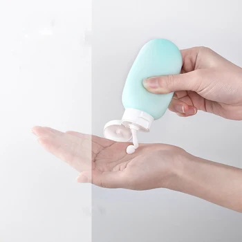 

New Silicone Travel Bottle Portable Beauty Health Cosmetics Container Sub-bottling 3pcs/Set 60ML Makeup Sub-bottling Makeup Tool