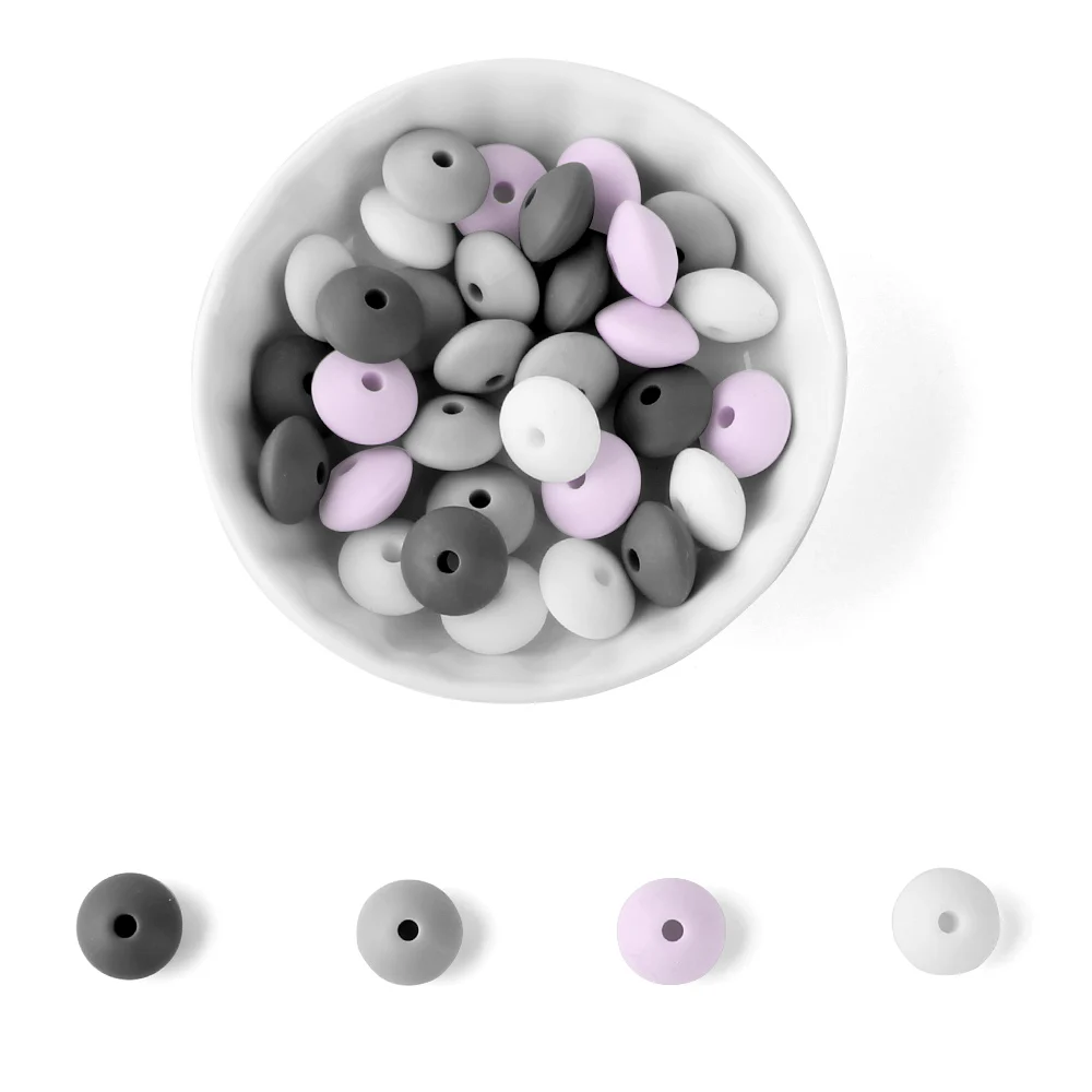 Keep& Grow 20 шт Силиконовые Бусины пищевого качества Детские Прорезыватели Силиконовые Прорезыватели ожерелье DIY Изготовление ювелирных изделий игрушки для кормления аксессуары
