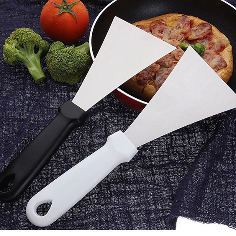 White And Black Handle Straight Shovel Teppanyaki Shovel Pizza Grab Knife Kitchenware kithcen baking accessories