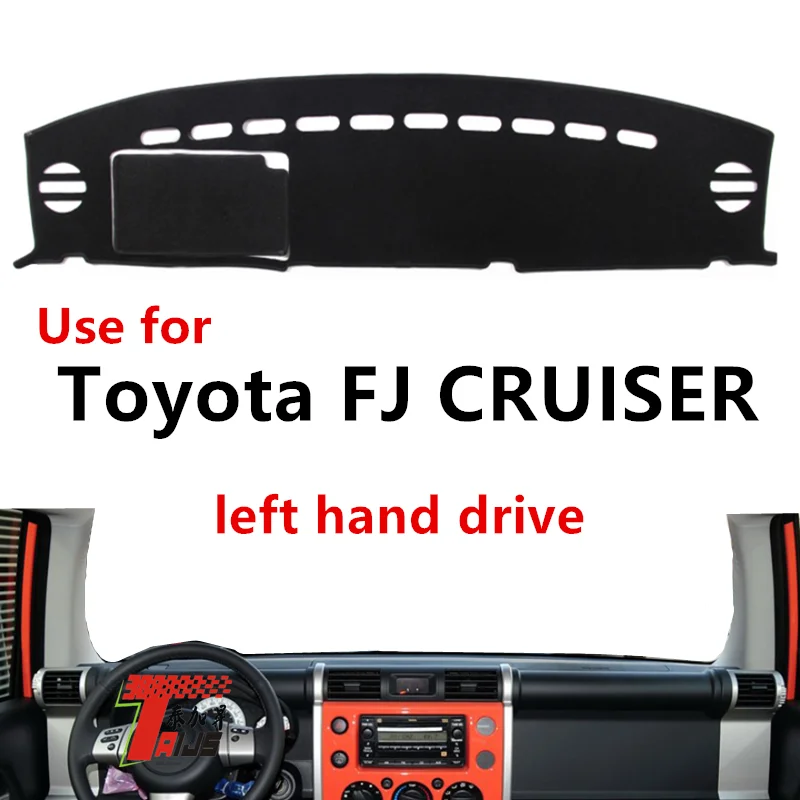 Taijs левый руль приборной панели автомобиля крышка для Toyota FJ Cruiser Терилен анти УФ приборной панели автомобиля коврик для 11-16 toyota FJ Cruiser