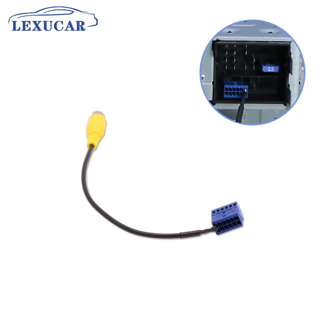 LEXUCAR заднего вида AV камера rvc адаптер кабель RCD330 плюс для VW Golf VI Jetta 5 6 MK5 MK6 Passat B6 Touran Tiguan Vento поло