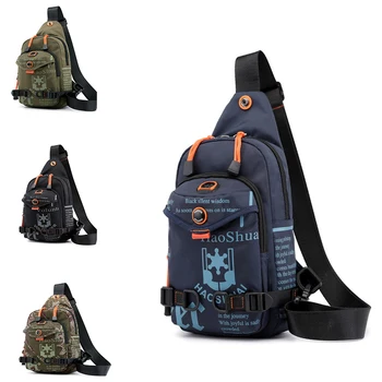 

Men Chest Bag Nylon Crossbody Bag Rucksack Knapsack Brand Famous Travel Casual Male One Shoulder Bags Sling Handbag Bags for Men