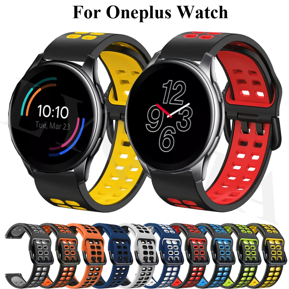 Cinturino In Silicone Per Oneplus Watch Cinturino Morbido Di Ricambio Smartwatch 22Mm Cinturino Sportivo Per One Plus Watch Correa Belt