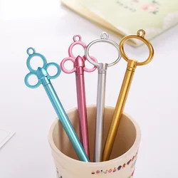 Stylo Gel à 4 touches rétro, dessin animé, mignon, stylo d'écriture créatif en plastique, papeterie de bureau, vente en gros 