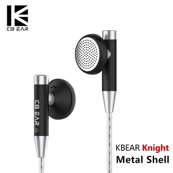 

KBEAR Knight N52 Magnetic biocomposite diaphragm dynamic driver earbud with silver plated cable