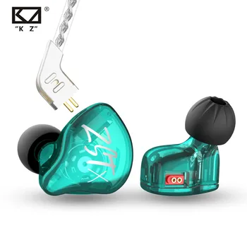 

KZ ZST X 1BA+1DD Upgraded Hybrid Unit HIFI Bass Sports DJ Earbuds Headset In-ear Earphones With Silver plated Cable Earphones