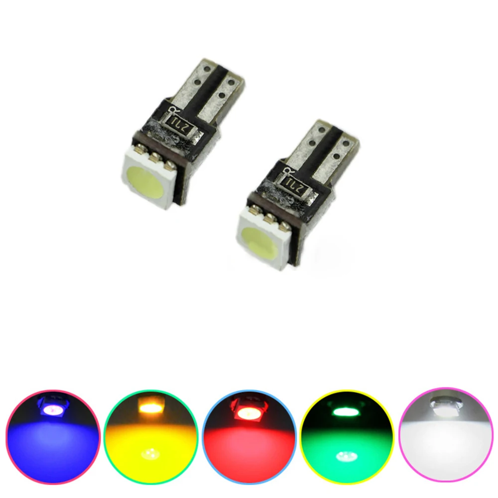 T5 5050 1LED автомобильный стробоскосветильник свет багажник 1SMD приборная панель