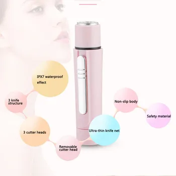 

Mini Electric Body Facial Hair Remover Razor Depilator Defeatherer Fashion Bikini Body Face Neck Leg Hair Removal Tool 2019 new