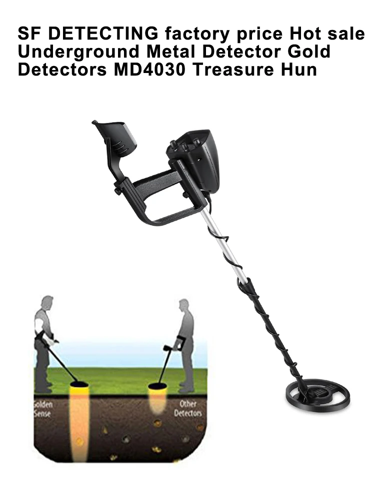 SF Обнаружение заводская цена Горячая Распродажа подземный металлоискатель детектор золота MD4030 Охотник за сокровищами металлоискатель
