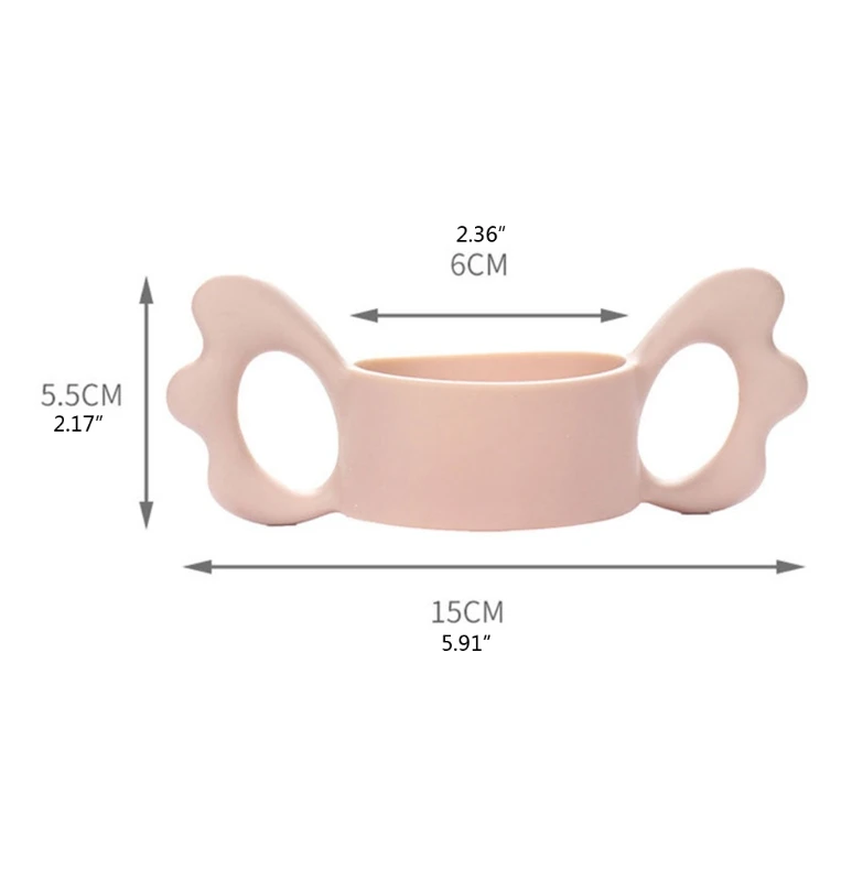 Baby Bottle Handles Safety Silicone Bottle Handles Hegen Other Dia 6-7cm Wide-Neck duckbill cup