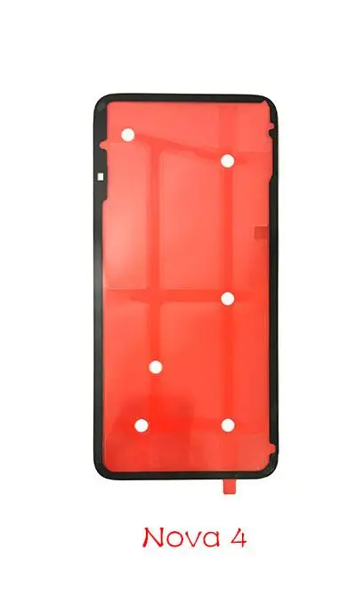 Nova 4 Задняя Стекло крышка клей Стикеры клей для наклеек для Huawei Honor 9 10, 8X9X20 20i Nova 3 4 P30 Pro P10 P20 Lite - Цвет: Nova 4