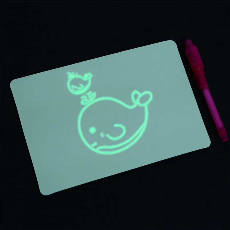 Draw With Light Fun painting board luminous board children's luminous