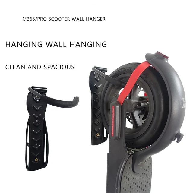 US $6.89 For Xiaomi M365 pro Electric Scooter Wall Holder Hanger Stand Mounted Hanging Rack Storage Hook Sc