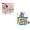 Wooden Bead Maze Activity Play Cube Activity Center Learn Puzzle Toy Colorful Wooden Bead Maze Roller Coaster Activity Cube Toys 2