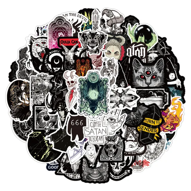 Stickers Pozioni Magiche - 51 Pezzi Vinile Impermeabile, Decorativi Per PC, Skateboard, Tazze, Idee Regalo Creative - Foto 9