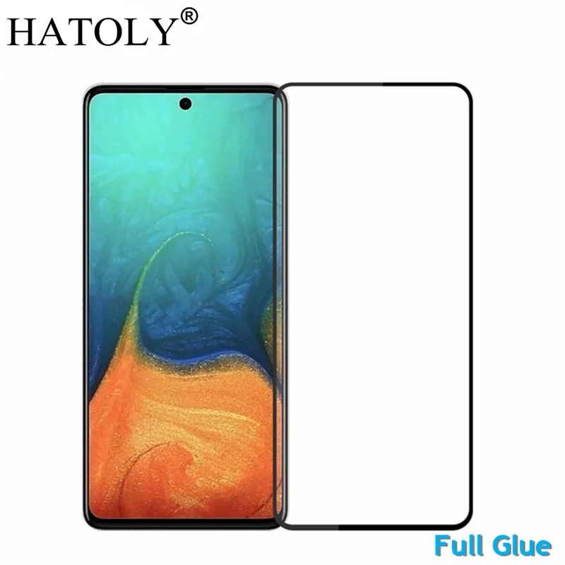 Закаленное стекло для samsung Galaxy A71 2 шт. защитная пленка экрана A715F/DS полное клейкое