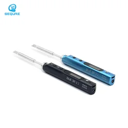 Sequre – Mini Station de fer à souder électrique SQ001, 65W, température réglable, Portable intelligent 12 24V, outils de réparation de soudage pour bricolage 