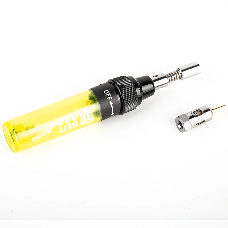 

Random Color BEST BST-100 Pen Gas Soldering Iron Inflatable Iron Pure Butane 1300 Celsius