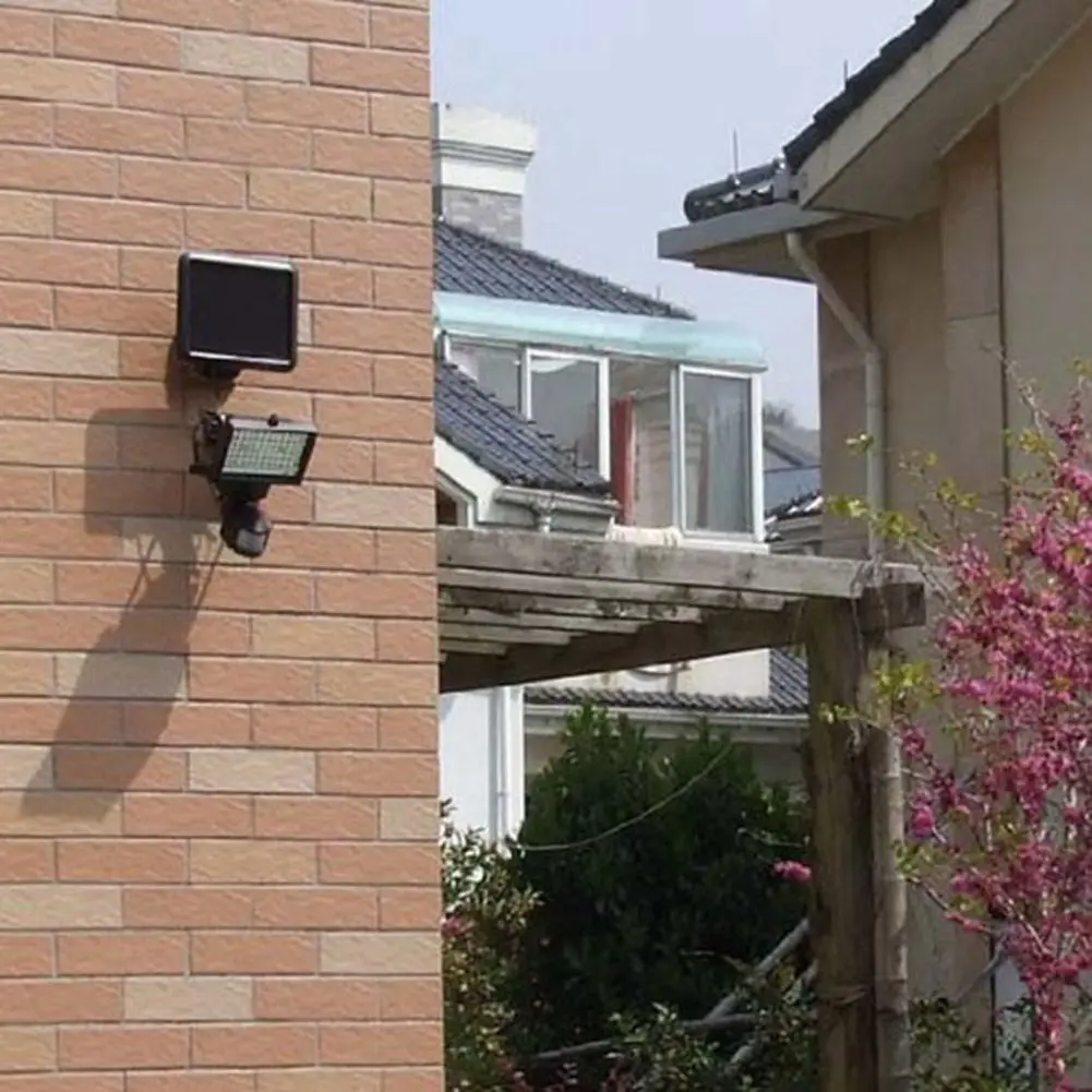Emissor de Luz Solar à Prova Água ao ar Sensor de Movimento Luz de Segurança Diodo Dwaterproof Livre Wall-mounted Jardim Luz Spotlight Super Brilhante Led 120 5 Lâmpadas solares
