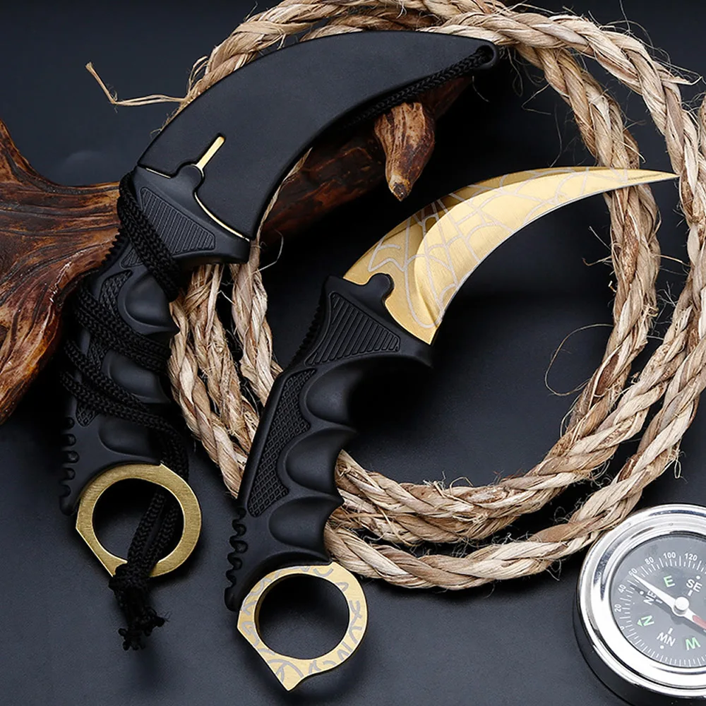 Karambit CS GO нож для косплея CSGO тактические походные охотничьи ножи титановый
