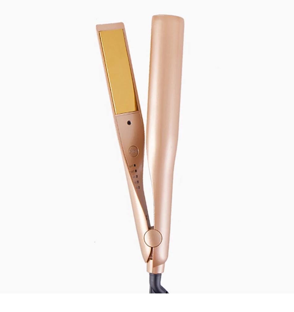 

2 in 1 Twist Straightening Curling Iron in one Professional Hair Straighteners and Curlers Dual Voltage Flat Iron for All Hair