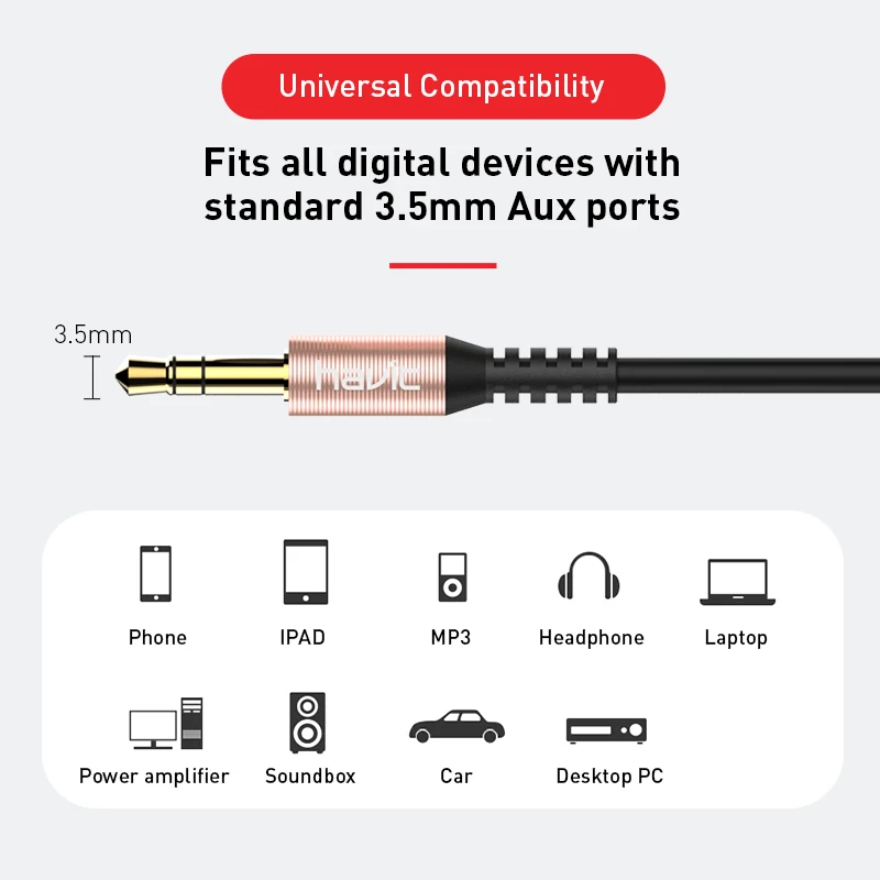 Male to Male Jack 3.5 mm Audio Aux Cable For Samsung S10 Car Headphone Speaker Wire Line Aux Cord Elbow Audio Cable 0.6m to 2.0m
