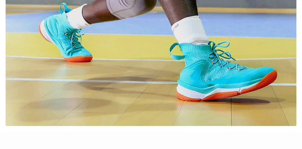 FREETIE Xiaomi mijia полые каблуки баскетбольные туфли для мужчин Летающий ткань верх твист-доказательство ТПУ Толстая стелька высокоэластичная EVU